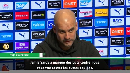 Premier League : Guardiola se méfie de Vardy