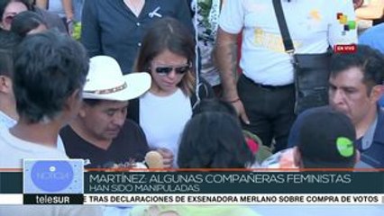 Martínez: ciertos feminismos han sido infiltrados por la derecha