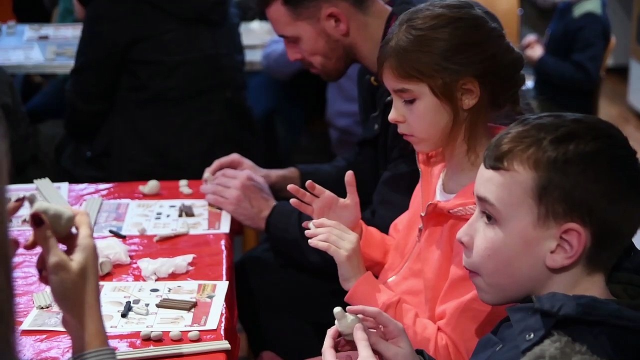 Aardman workshop at the Harris Museum