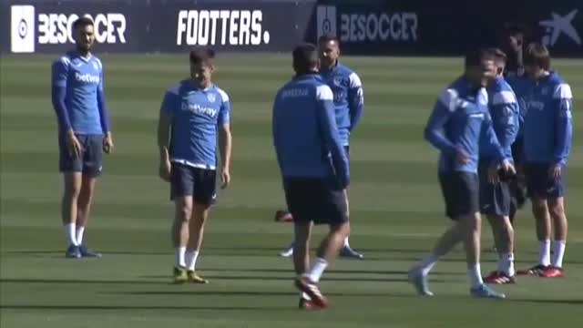 El Leganés entrena sin Braithwaite