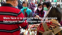 Les Hongkongais fabriquent leurs propres masques face à la pénurie