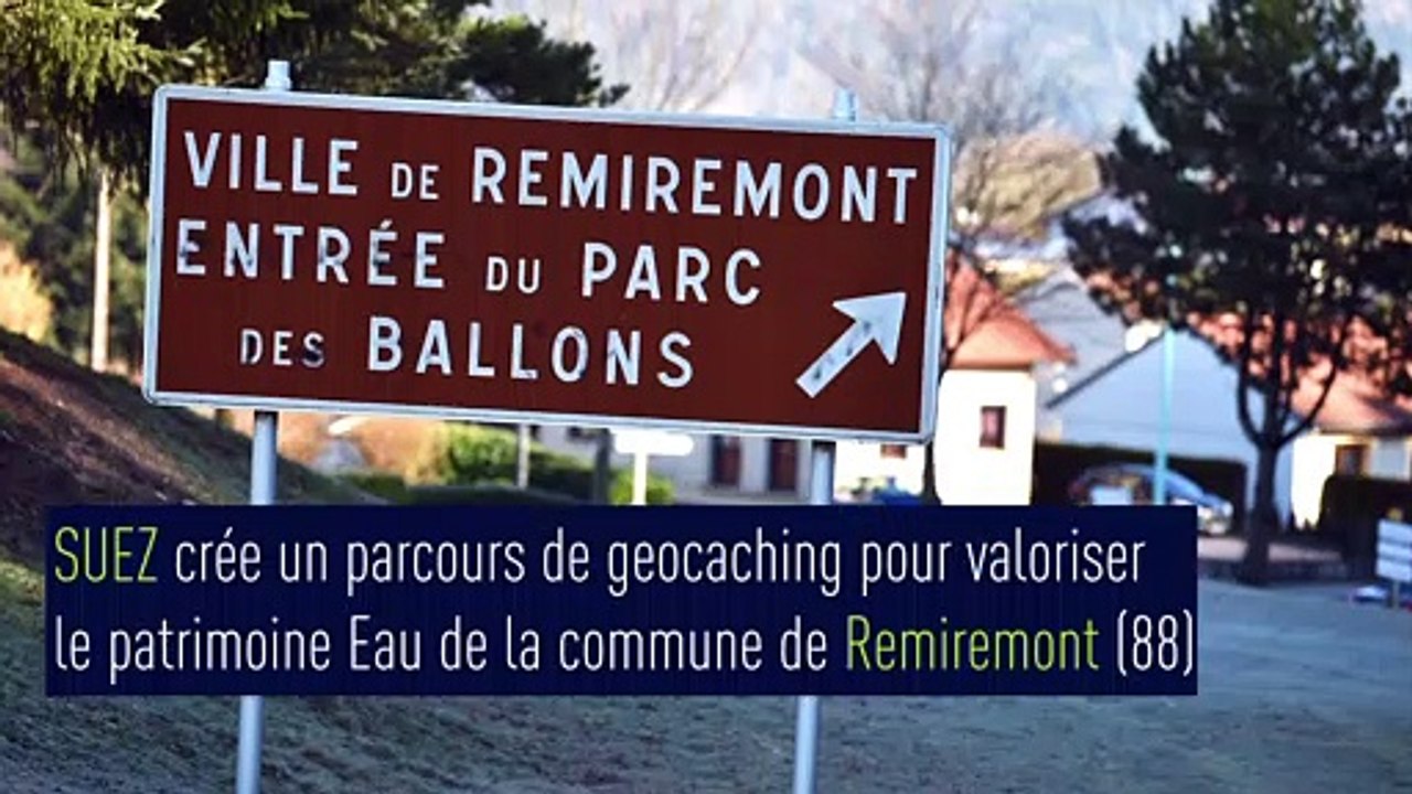Suez lance un parcours de géogaching sur l'eau à Remiremont