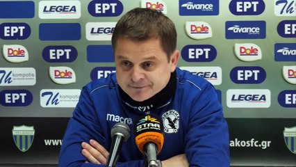 Συνέντευξη Τύπου Λεβαδειάκος - Δόξα Δράμας