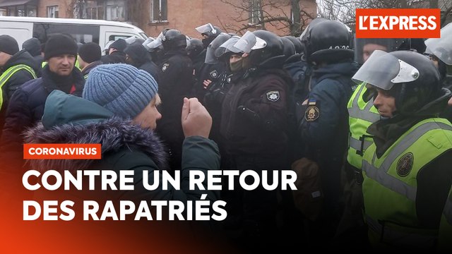 Coronavirus : en Ukraine, des manifestants s'opposent violemment à l'arrivée de rapatriés