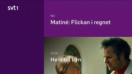 Intro | Flickan i regnet (SE) & Pigen i regnen (DK) | 1955 - SVT 1
