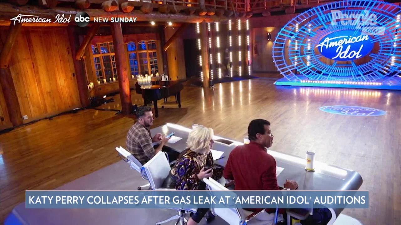 Katy Perry Falls to the Ground After Gas Leak Erupts During American Idol Auditions