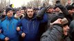 Ukrainians protest over coronavirus evacuees