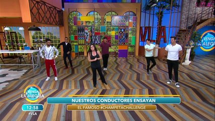 Nuestros conductores practican el "Champeta Challenge". | Venga La Alegría