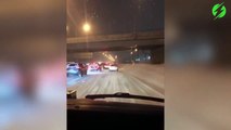 Ce conducteur refuse de laisser passer une ambulance en intervention sur l'autoroute