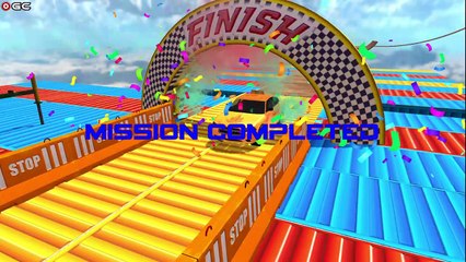 Real Taxi Car Stunts 3D Impossible Ramp Car Stunt Game - Android GamePlay  #2
