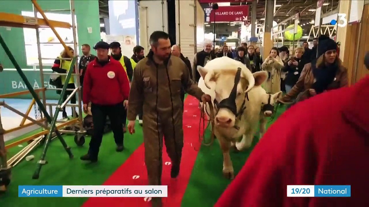 Agriculture : les derniers préparatifs avant l'ouverture du Salon