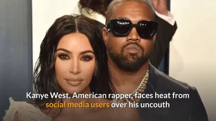 Kanye West irks fans with his ungentle manlike behaviour towards Kim Kardashian