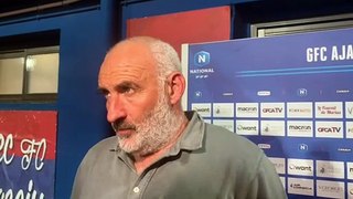 J23 - la réaction du coach François Ciccolini après la réception de l'USL Dunkerque (0-2)
