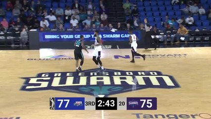 A bigtime dunk by Jalen Hudson!