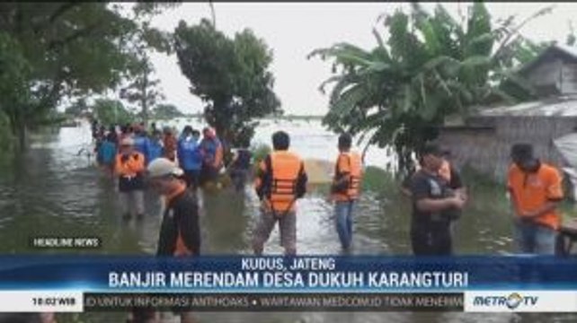 Banjir Putus Akses Jalan Warga Kudus