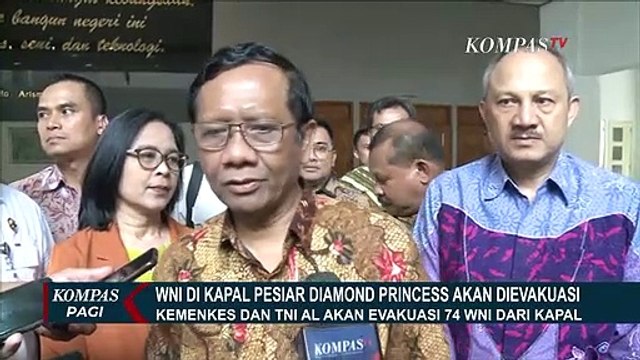 Pemerintah Memastikan untuk Evakuasi WNI yang Ada di Kapal Pesiar Diamond Princess