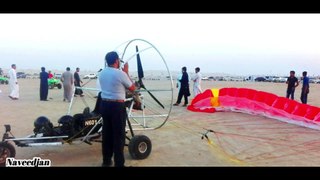 Paragliding in Halfmoom Dammam Vlog الخبر السعودية