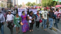 Protesta en México al año de la muerte de activista Samir Flores