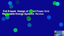 Full E-book  Design of Smart Power Grid Renewable Energy Systems  Review