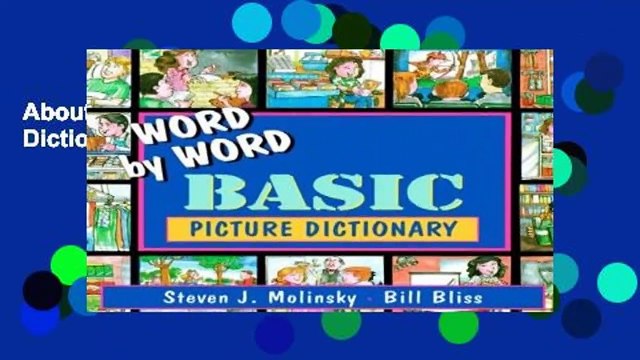About For Books Word by Word Basic Picture Dictionary For Online