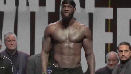 Bulky Wilder and Fury weigh in for re-match