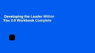 Developing the Leader Within You 2.0 Workbook Complete