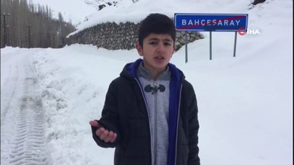 Minik yürekten çığ faciasında hayatını kaybedenler için şiir