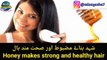 Honey Make your hair beautiful, long and shiny || Honey Make Strong And Healthy Hair