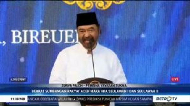 Sambutan Pembina Yayasan Sukma Surya Paloh di Kenduri Kebangsaan