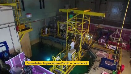 La procédure d'arrêt a commencé à Fessenheim