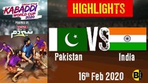 Kabaddi World Cup 2020 Highlights Pakistan vs India Final - 16 Feb 2020 - BSports
