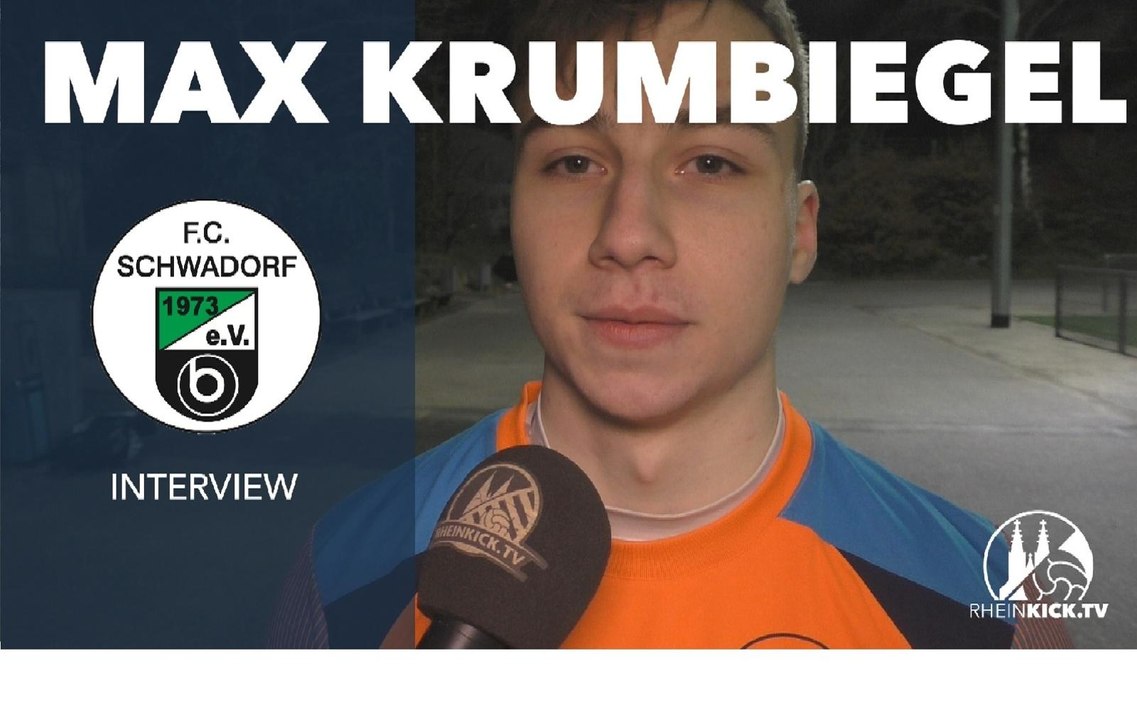Schwadorfs U19-Kapitän Max Krumbiegel über das Derby gegen Berzdorf