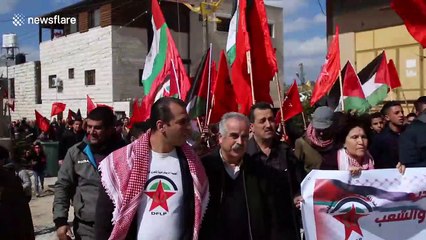 Tense scenes as Israeli soldiers clash with Palestinian protesters