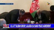 U.S. at Taliban group, lalagda sa isang peace agreement