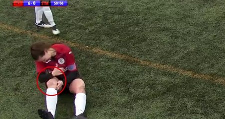 Böylesi daha önce görülmedi! Diz kapağı çıkınca yaptığı hareket şoke etti