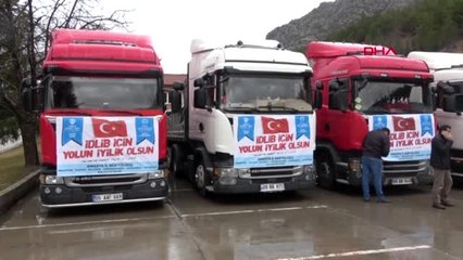 Amasya'dan idlip'e 9 tır yardım