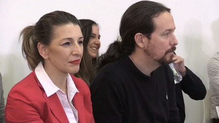 Tải video: Iglesias en la reunión confederal de Unidas Podemos.