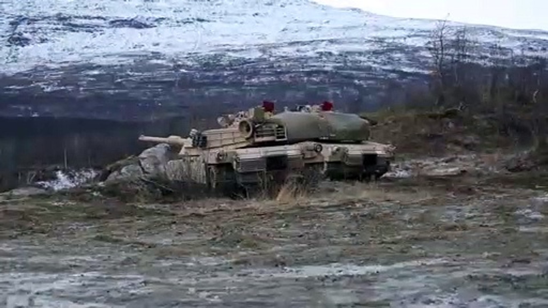 US  Marines Fire Tanks and Artillery in Norway