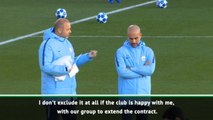 Guardiola not ruling out Man City contract extension