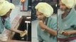 Viral Video : A Hunger Old Man Eating Washed Roti With Water, People Got Emotional