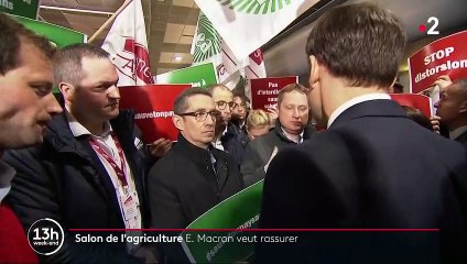 Salon de l'agriculture : Macron cherche à rassurer le monde paysan