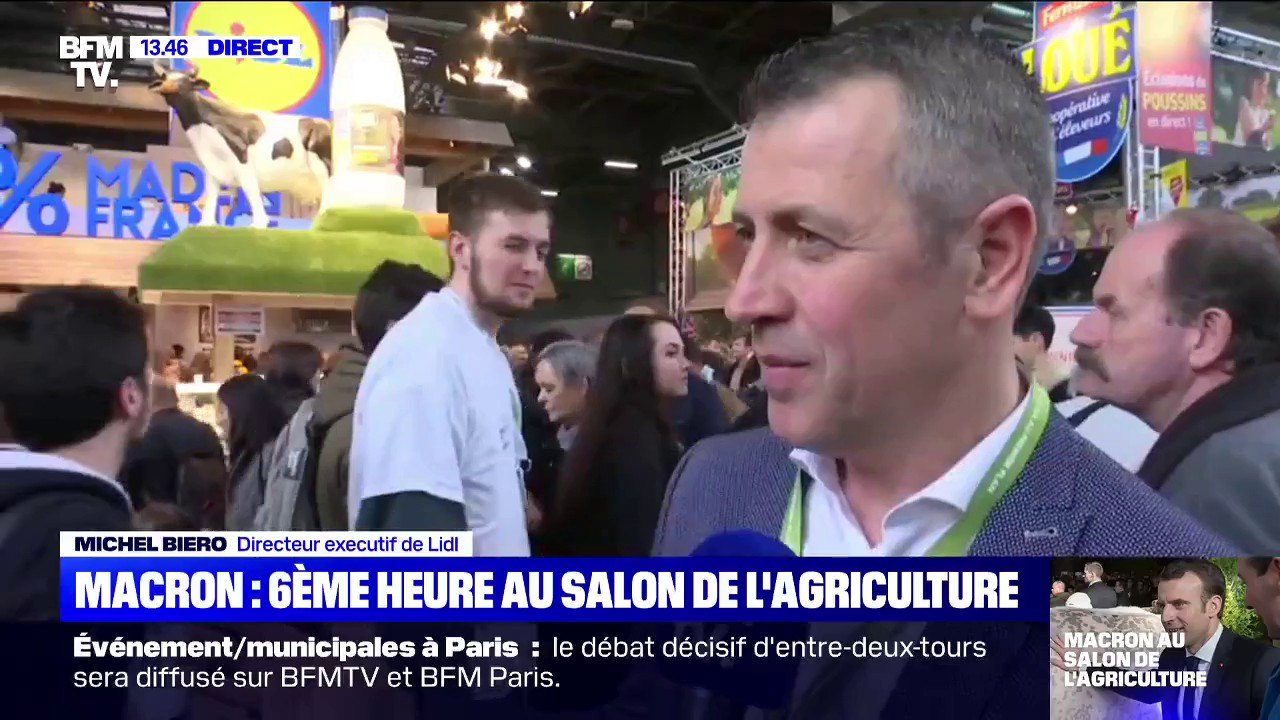 "Vendre pas cher ne veut pas dire acheter pas cher", se défend le directeur exécutif de Lidl au Salon de l'agriculture