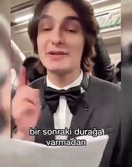 İstanbul metrosunda bilgi yarışması