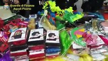 Ascoli Piceno - Carnevale sicuro, sequestrati 58mila prodotti non sicuri (21.02.20)