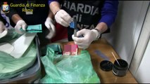 Aeroporto Fiumicino, fermato corriere con 50mila dosi di ''droga dei Kamikaze'' (22.02.20)