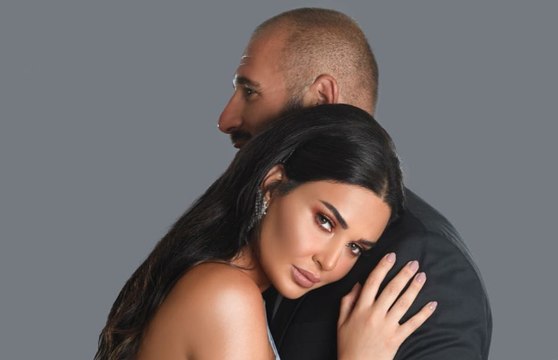 رومانسية سيرين عبد النور مع زوجها في حفل عيد ميلادها