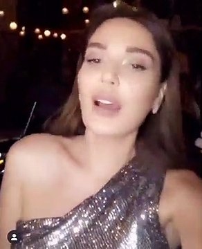 سيرين عبد النور تستعرض جمالها بدلال في حفل عيد ميلادها