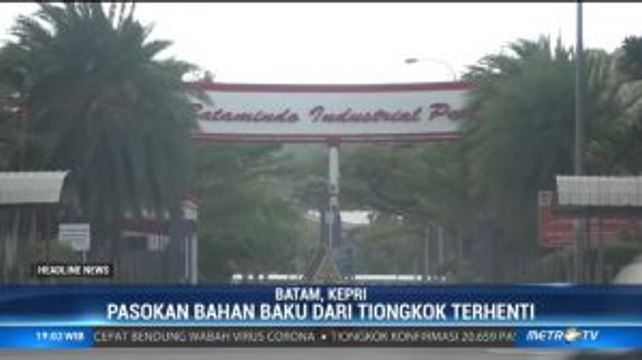 Sejumlah Perusahaan Industri di Batam Berhenti Beroperasi Akibat Wabah Corona