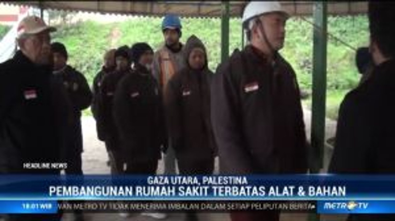 Pembangunan RS Indonesia di Gaza Terkendala Keterbatasan Alat dan Bahan