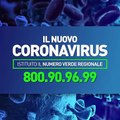 #Coronavirus vi ricordiamo che è attivo il numero verde regionale 800.90.96.99.